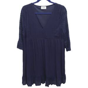 C CHRISTIAN Dark Blue Dress Size Large